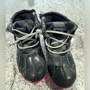 {SPERRY} Toddler Saltwater Rain Duck Boot